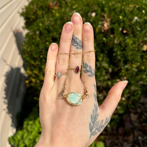 Amazonite interchangeable necklace - Picture 4 of 4